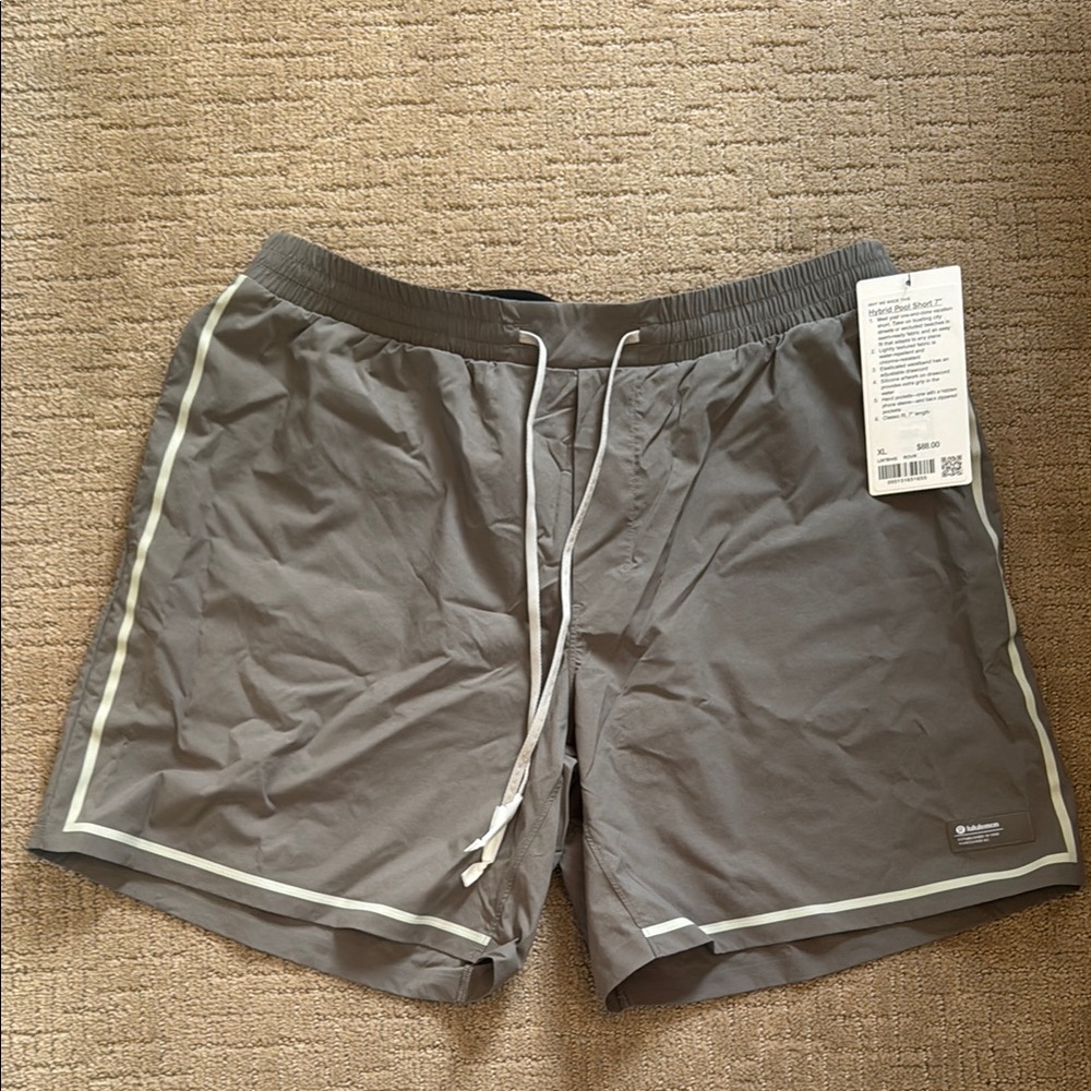Men's Gray Swim Shorts